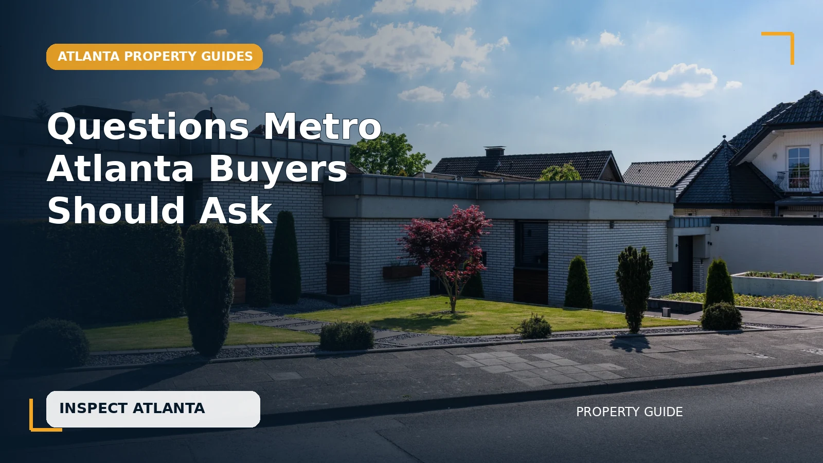 Home Inspection Questions for Metro Atlanta Buyers