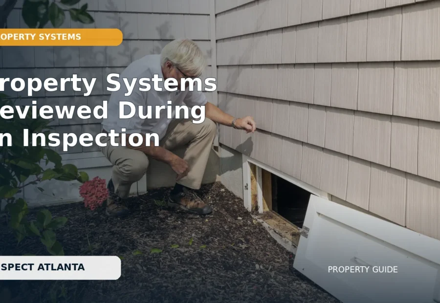 Common Property Systems Reviewed During an Inspection