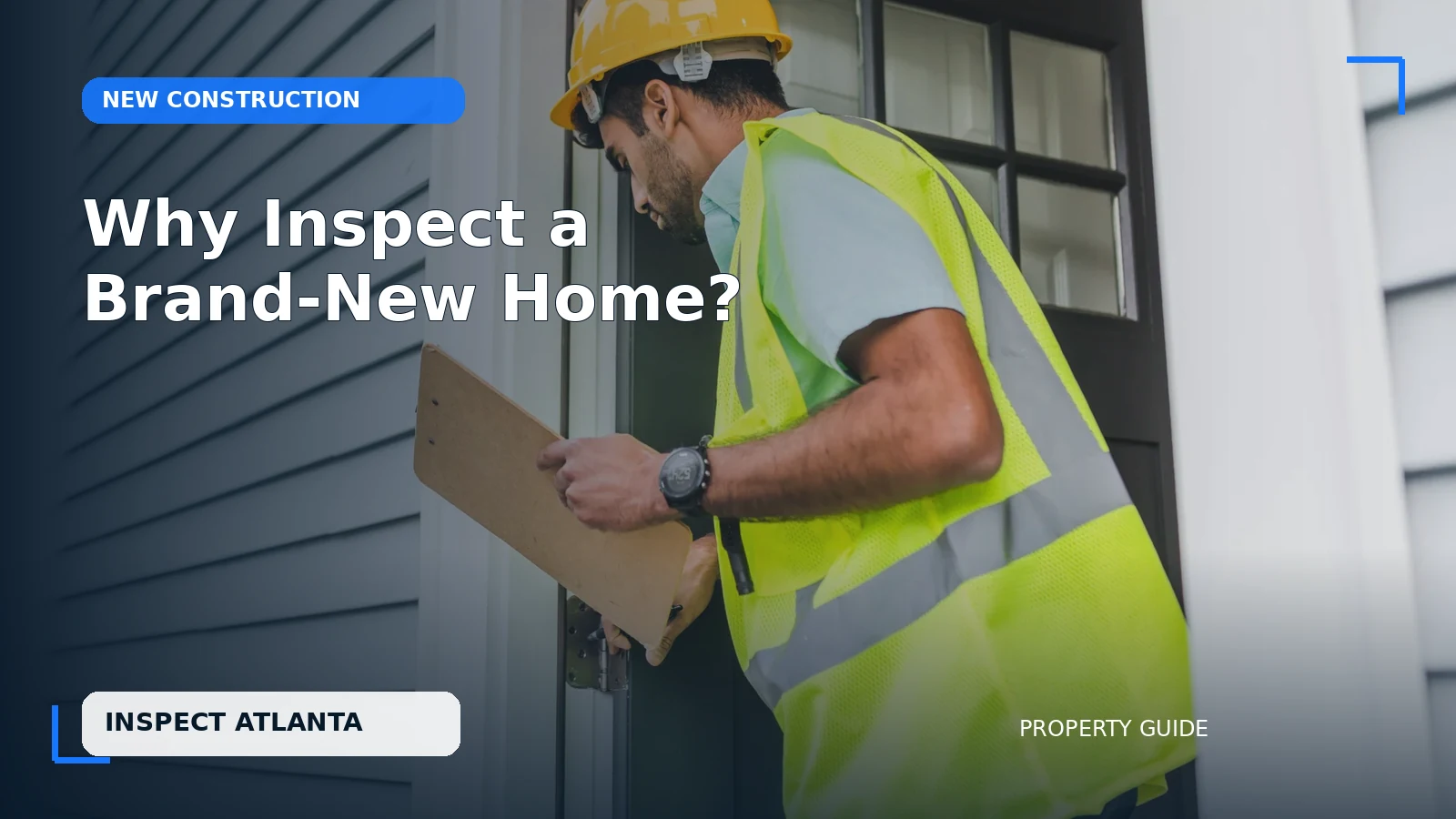 Why Inspect a Brand-New Home?
